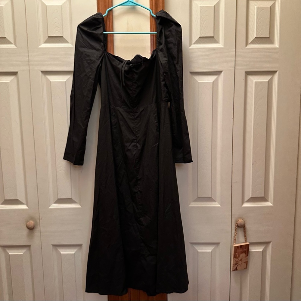 ASTR The Label Cinched Halter Tie Midi Dress - Picture 6 of 6